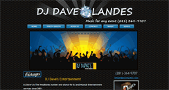 Desktop Screenshot of djdavelandes.com