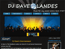 Tablet Screenshot of djdavelandes.com